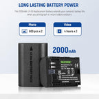 Neewer 10101458 LP-E6/E6N Battery USB Charger Set