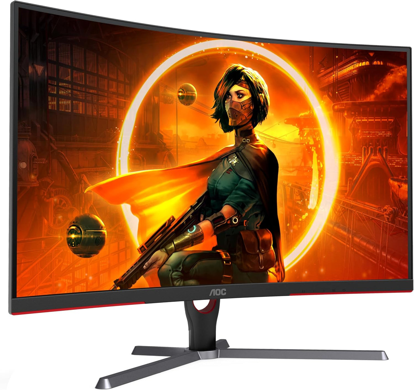 AOC CQ32G3SE 32" Curved 165Hz Gaming Monitor Renewed