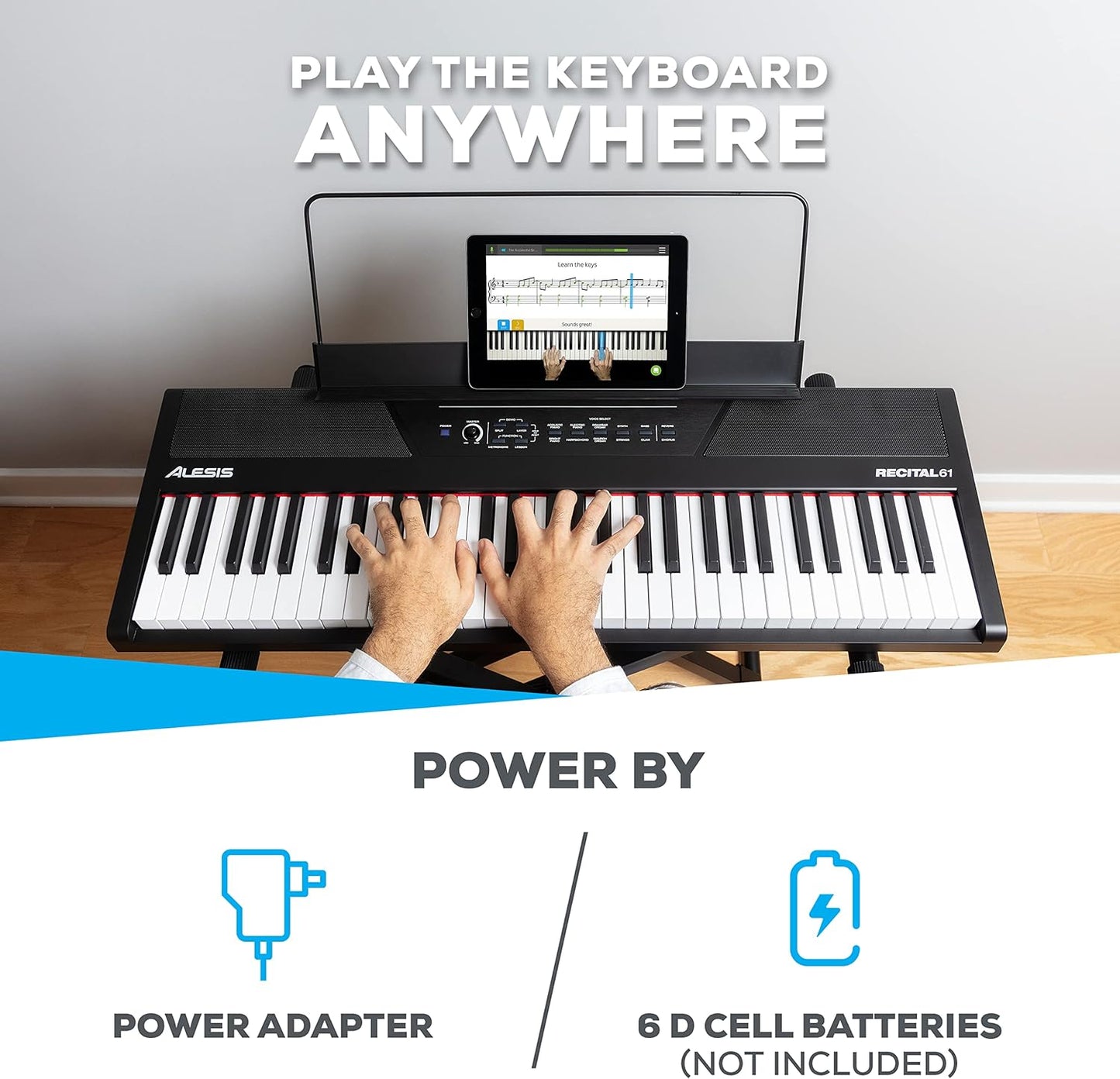 Alesis RECITAL61 61-Key Digital Piano Keyboard