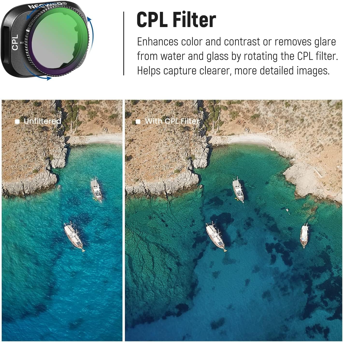 Neewer 10101413 ND/PL Filter Set for DJI Mini 3 Pro