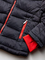 Spyder 2570H66021-46-PC Boys' Water Resistant Hooded Puffer Jacket