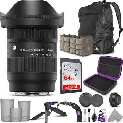Sigma QM3069 16-28mm f/2.8 Sony E Mount Lens Bundle