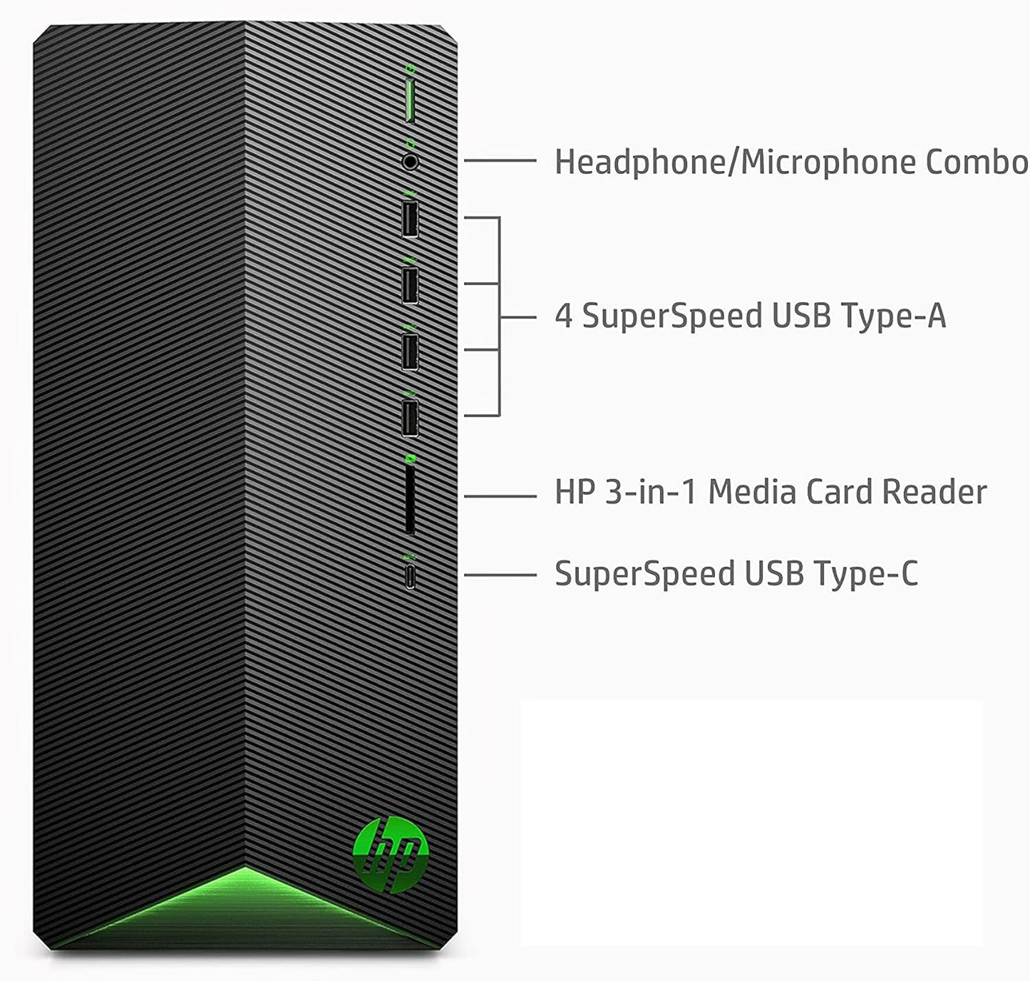 HP Pavilion TG01 Gaming Desktop i7-11700F 64GB 2TB SSD