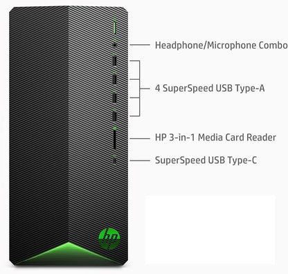 HP Pavilion TG01 Gaming Desktop i7-11700F 64GB 2TB SSD