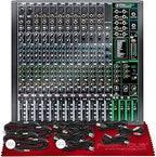 Mackie ProFX16v3 16-Channel Sound Mixer Bundle