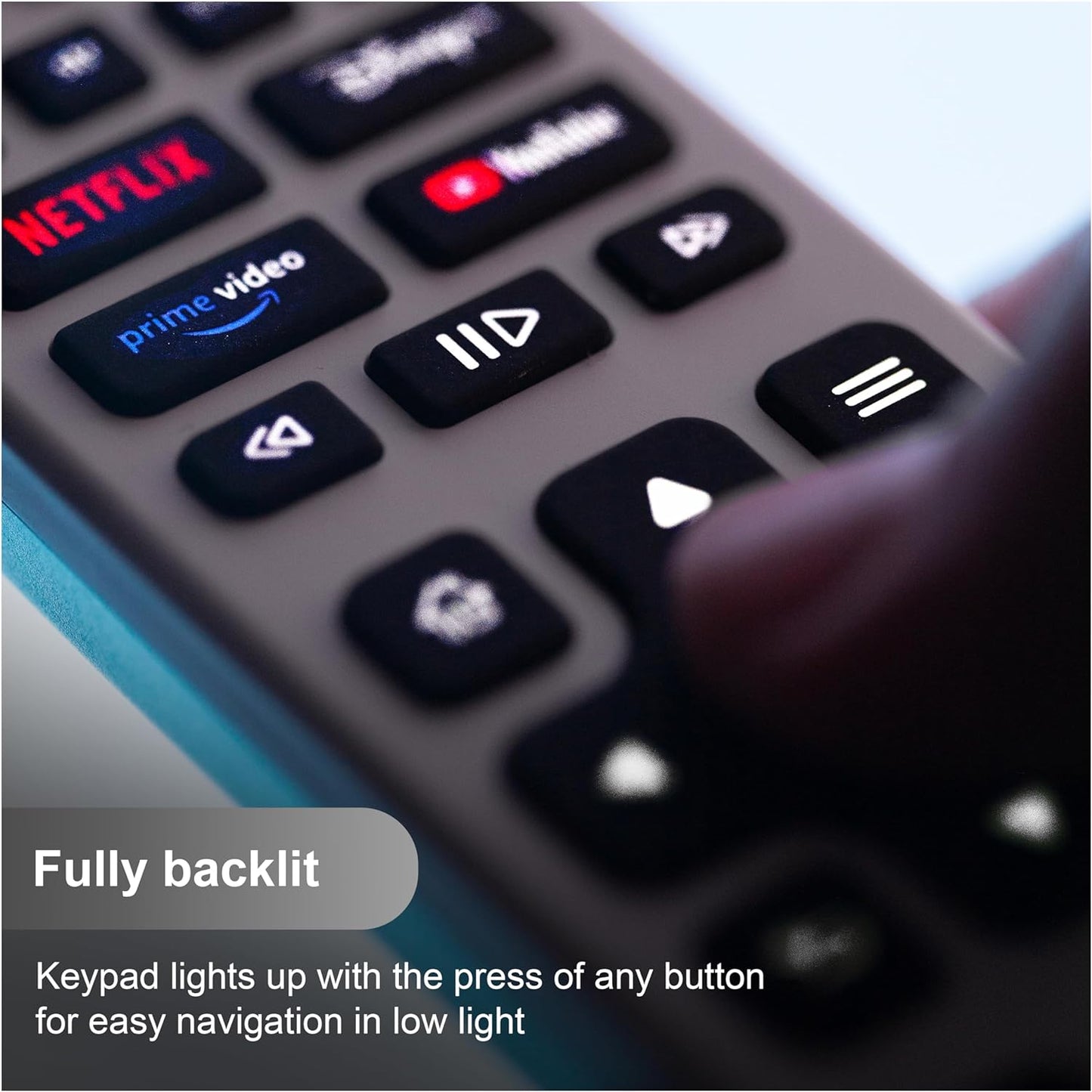 GE 80984-RF1 Rechargeable Universal Remote Control Backlit
