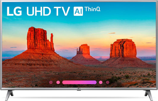 LG CR_43UK6500AUA 43" 4K UHD Smart LED TV (Renewed)