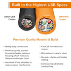Tether Tools CUC15-ORG TetherPro 15ft USB-C to USB-C Cable