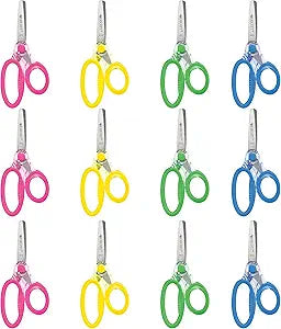Westcott 500-14596-233 Kids X-Ray Scissors 5-Inch Blunt (72-Pack)