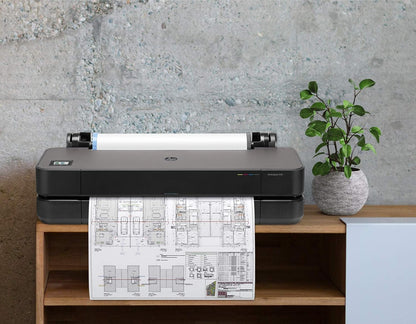 HP 5HB06A DesignJet T250 24" Large Format Wireless Plotter (Renewed)