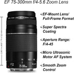 Canon EOS 2000D / Rebel T7 Dual Lens DSLR Bundle (Renewed)