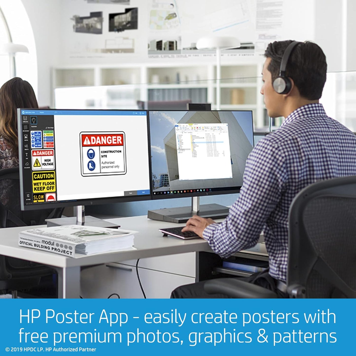 HP 5HB14H DesignJet Studio 36" Plotter Printer