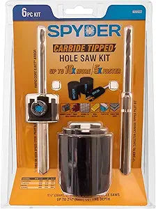 Spyder 600922 TCT Tungsten Carbide Hole Saw Kit — main product image