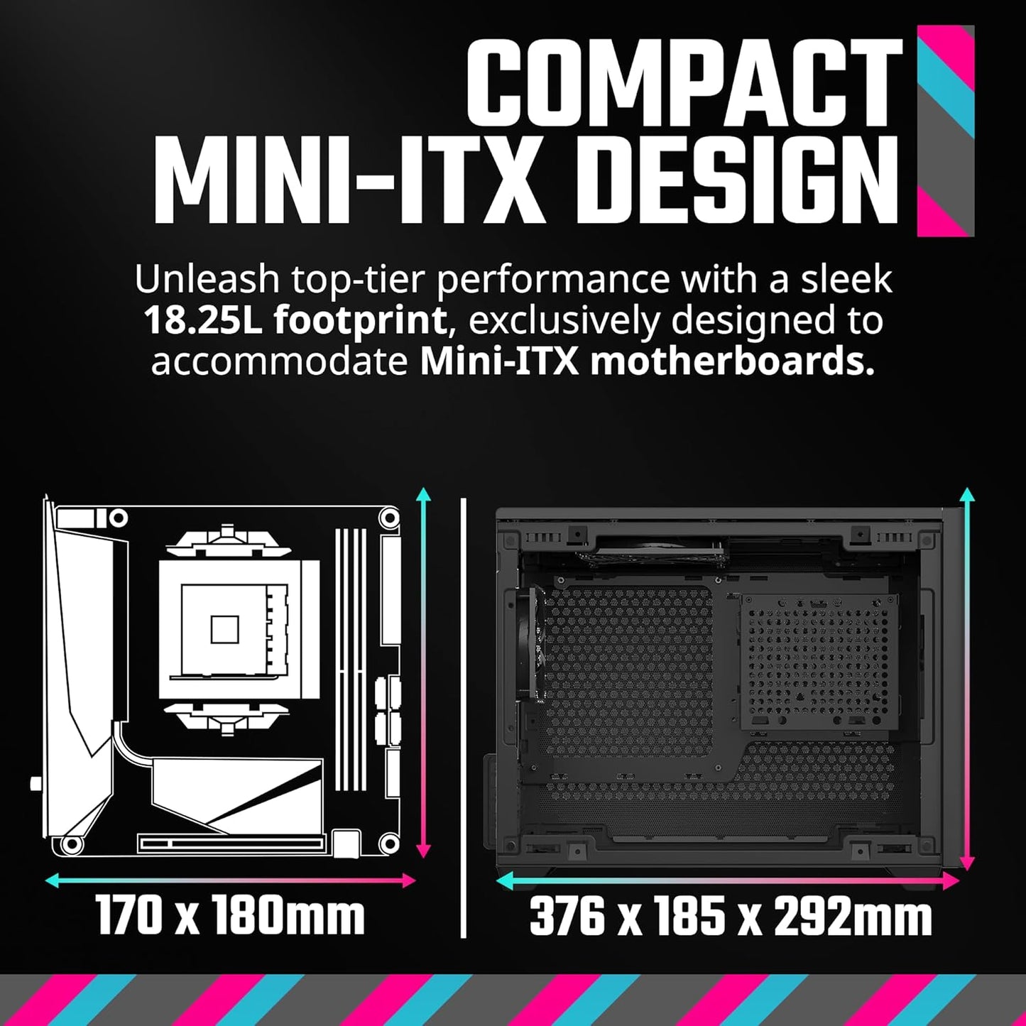 Cooler Master NR200 MCB-NR200-KNNN-S00 Mini-ITX PC Case