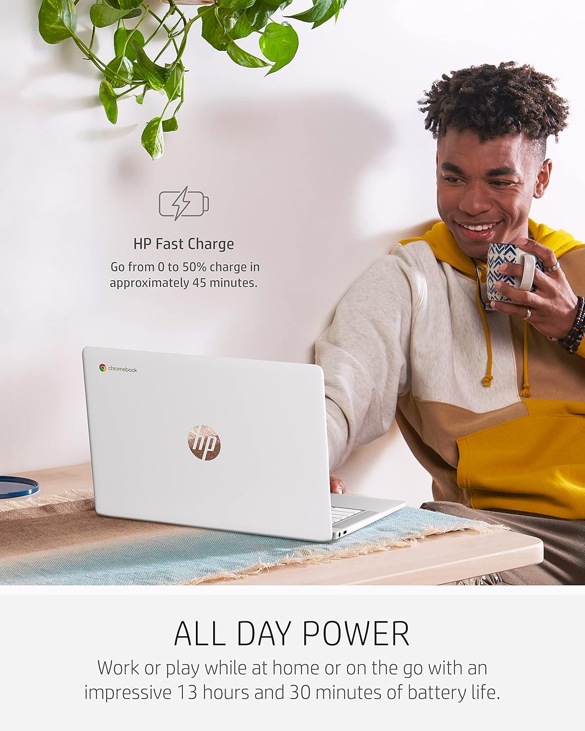 HP 14a-na0021nr Chromebook 14" HD Laptop - Intel Celeron