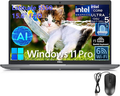 Dell 5550 Latitude 15.6" FHD Business Laptop Intel Ultra 5