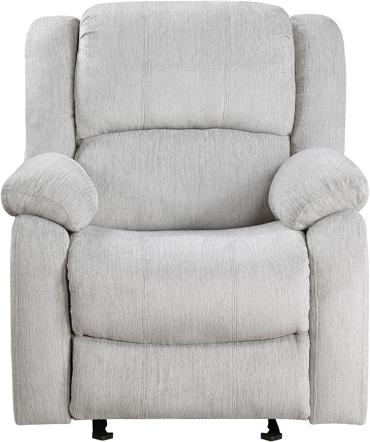 Lexicon 194840244721 Glider Recliner Living Room Chair Grey