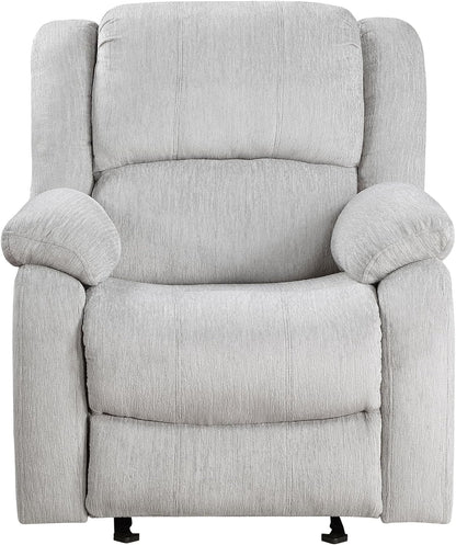 Lexicon 194840244721 Glider Recliner Living Room Chair Grey