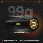 SteelSeries Aerox 9 Wireless WoW MMO Gaming Mouse