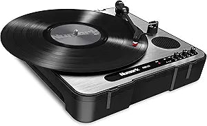 Numark PT01USB Portable Vinyl Record Player USB Turntable