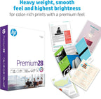 HP 205200C Premium 28 lb Paper, 8.5x11, 2500 Sheets