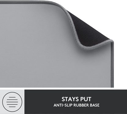 Logitech 956-000047 Desk Mat Studio Series Mid-Grey