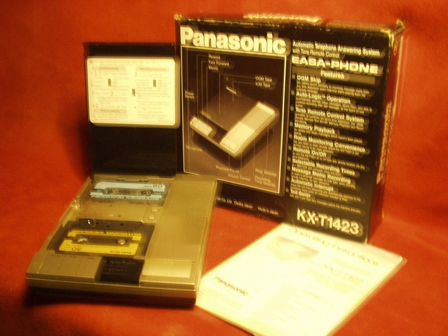 Panasonic KX-T1423 Dual Tape Answering Machine