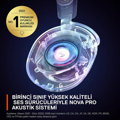 SteelSeries 61527 Arctis Nova Pro Multi-System Gaming Headset