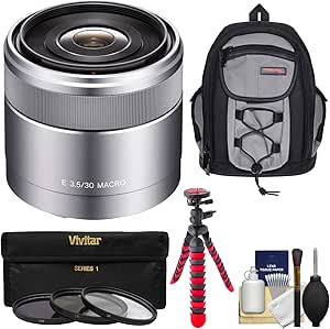 Sony K-83652-07 Alpha E-Mount 30mm Macro Lens Kit