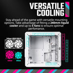 Cooler Master Q300LV2-WGNN-S00 White Micro-ATX Tower Case