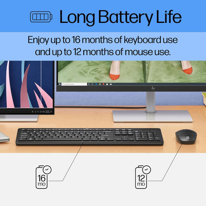 HP 18H24AA Wireless Keyboard and Mouse Combo
