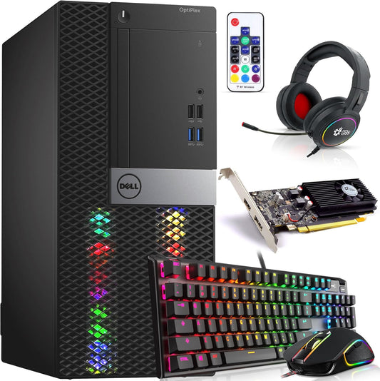 Dell RGB Tower i7 Gaming PC RX 6400 Renewed