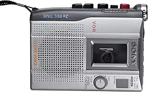 Sony TCM-200DV Standard Cassette Voice Recorder Renewed