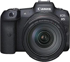 Canon EOS R5 Mirrorless Camera with 24-105mm Lens (Renewed)