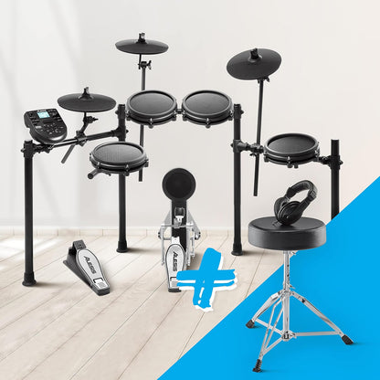 Alesis Drums Nitro Mesh Kit: Complete Electric Drum Set Bundle