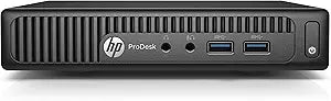 HP P5U78UT#ABA Prodesk Desktop PC Black/Silver