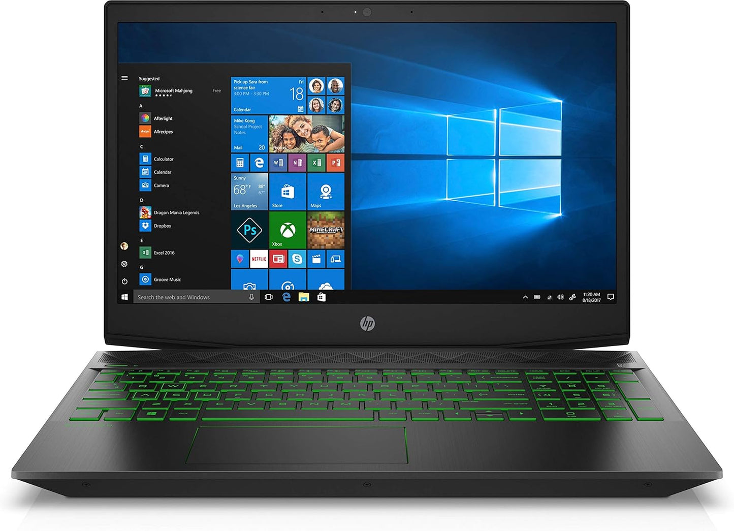 HP 15-CX0077WM Pavilion Gaming Laptop: i7-8750H, GTX 1060, 1TB HDD