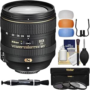 Nikon K-102169-01-CR 16-80mm DX VR Lens Refurbished