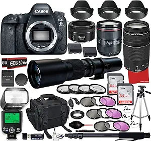 Canon GP-6DII-500-726 EOS 6D Mark II DSLR Camera Bundle
