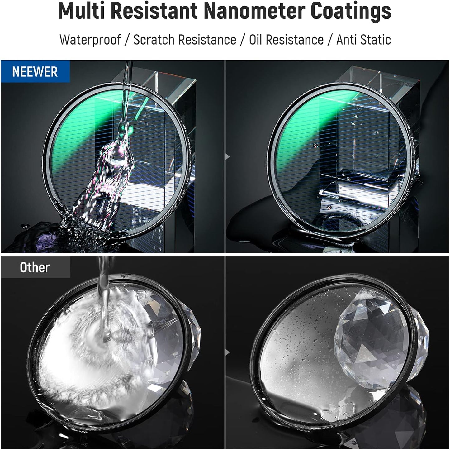 Neewer NW SERIES S 72mm Blue Streak Filter