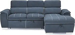 Lexicon 194840112198 Asheville Sleeper Sectional Blue — main product image