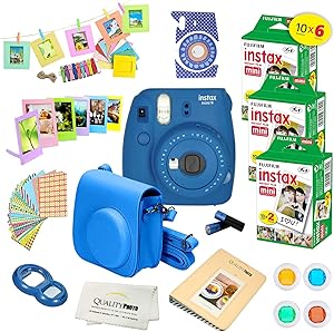 Fujifilm instax Mini 9 Deluxe Instant Camera Bundle