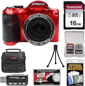Polaroid K-107733-01 iX5038 Red Super Zoom Camera Kit