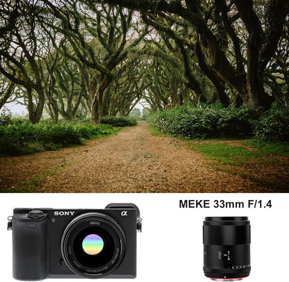 Meike 33mm F1.4 APS-C AF STM Lens for Sony E-Mount