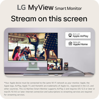 LG 27SR50F-G.AUS 27" MyView Smart Monitor Green