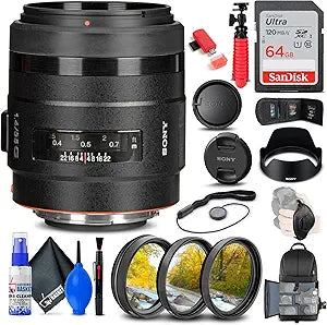Sony SAL35F14G 35mm f/1.4 G Lens Renewed Bundle