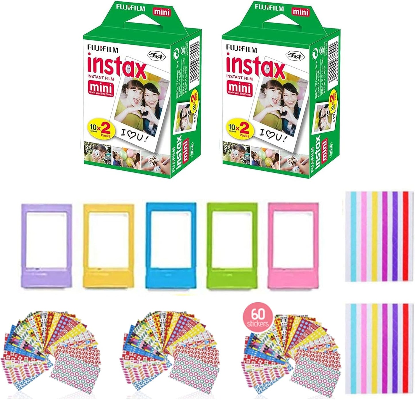 Fujifilm Instax Mini Film Bundle with Accessories
