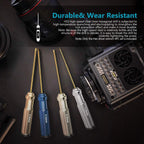Neewer 99061486 Titanium Nitride Hex Screwdriver Set