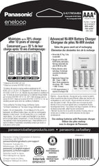 Panasonic K-KJ17M3A4BA eneloop AAA Battery Charger