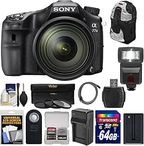 Sony K-82439-03 Alpha A77 II DSLR Camera Bundle